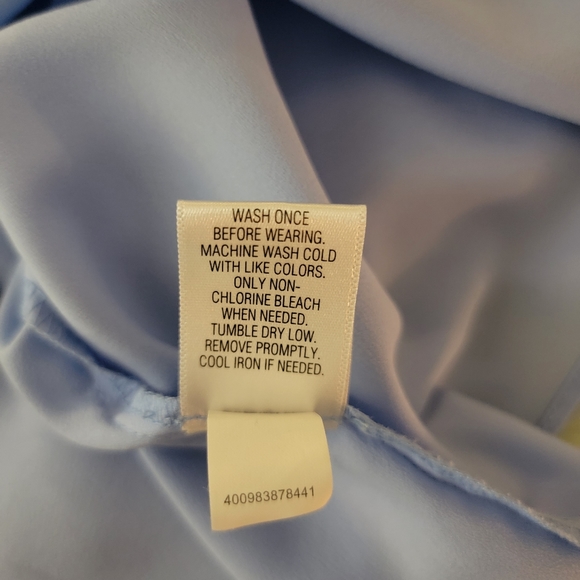 APT.9 Light Blue Sleeveless Blouse - Picture 4 of 7